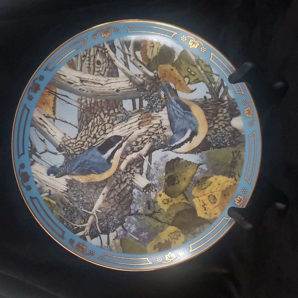 Derk Hansen "Autumn Masquerade" Decorative Collectible Plate from Danbury Mint